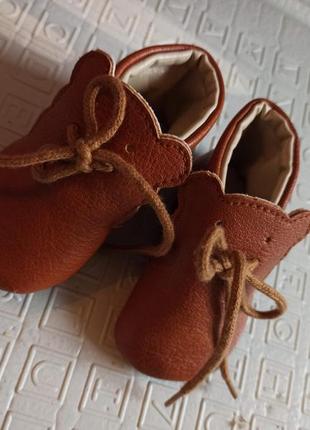 Пінетки чобітки для новонароджених1 фото