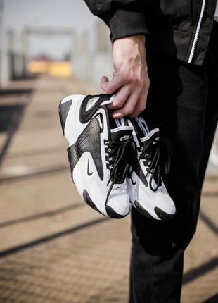 Nike zoom 2k white / black3 фото