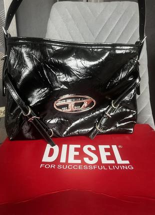 Сумка кожаная diesel