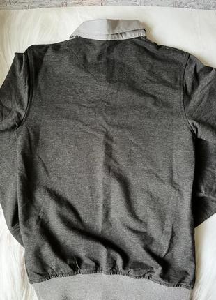 Кофта-рубашка (обманка) на мальчика 134 г.5 фото