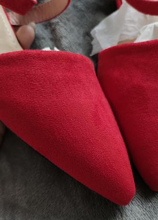 Замшеві туфлі маленький широкий каблучок 23,5-25,55 фото