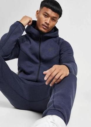 Кофта муж. nike sportswear tech fleece hoodie (арт. fb7921-473)2 фото