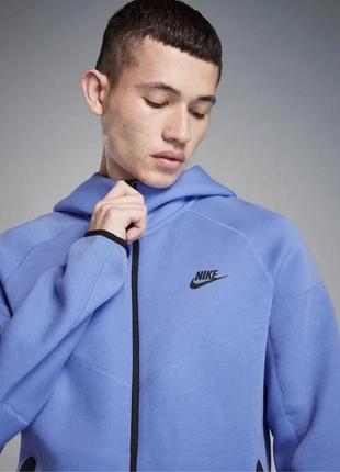 Кофта муж. nike tech fleece full-zip hoodie  (арт. fb7921-450)2 фото