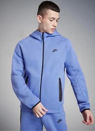 Кофта муж. nike tech fleece full-zip hoodie  (арт. fb7921-450)