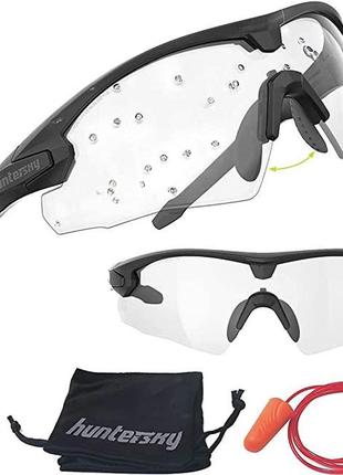 Huntersky баллистические, тактические защитные очки для стрельбы. не запотевающие6 фото