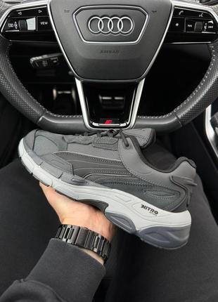 Мужские кроссовки puma teveris nitro grey 41-42-43-44-45-46