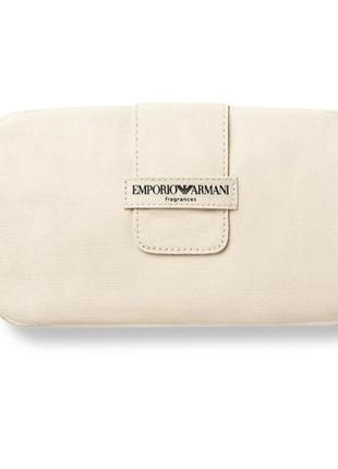 Косметичка, бежева giorgio armani emporio armani pouch