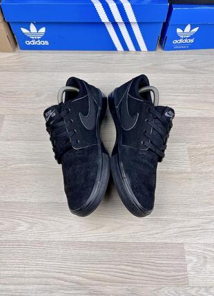 Кеди nike sb portmore ii solar чоловічі чорні замша 403 фото