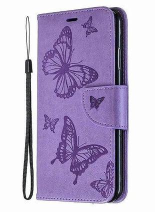 Чехол-книжка " бабочка"    для samsung j6 2018 (sm-j600)