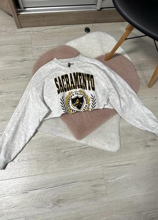 Вкорочений світшот від h&m