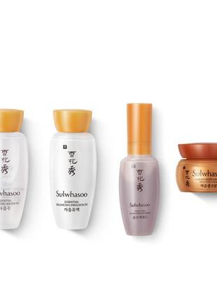 Базовый набор миниатюр средств ухода sulwhasoo basic kit (4 items)