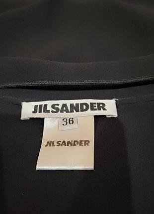 Оригинальная шелковая блуза jil sander