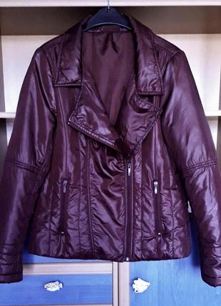 Модная демисезонная куртка, косуха, 48-50, janina3 фото