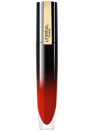 Блискуча губна помада для губ shiny lip stain lipstick l'oreal paris5 фото