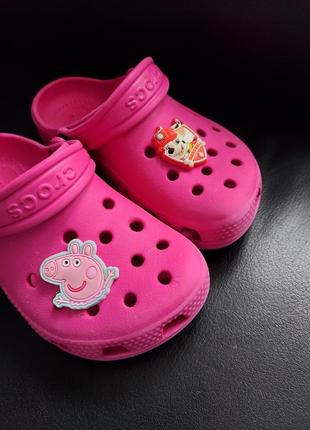 Детские босоножки (сабо) crocs (26-26,5 размер)3 фото