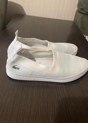 Слипоны lacoste оригинал2 фото