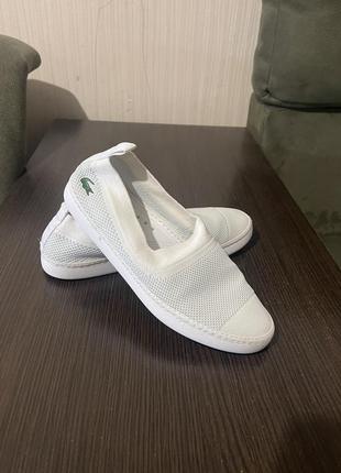 Слипоны lacoste оригинал4 фото