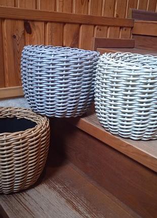 Кашпо ротанг 5 л 5