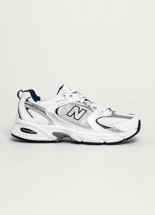 Оригинальный кроссовки new balance 530 white silver navy1 фото