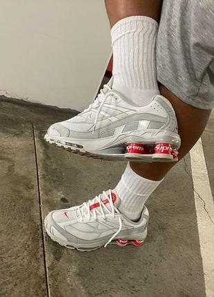 Кроссовки jordan casual shoes mid white and grey