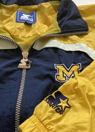 Винтажная куртка vintage michigan wolverines starter jacket3 фото