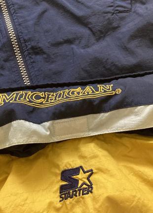 Винтажная куртка vintage michigan wolverines starter jacket8 фото