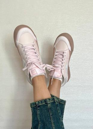 Кеди жіночі nike court legacy lift light soft pink2 фото