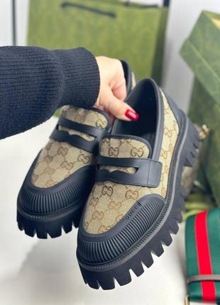 Брендовые лоферы в стиле gucci (гуччи) ❤💕люкс!