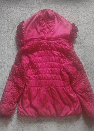 Атласная куртка на девочку monnalisa3 фото