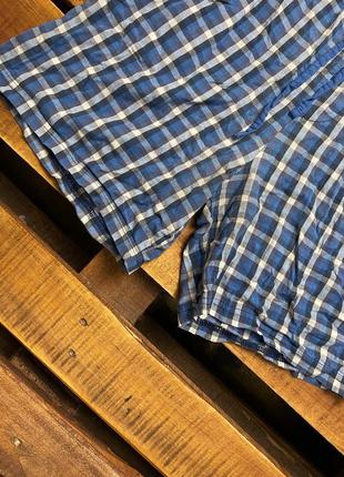 Мужские хлопковые домашние пижамные шорты в клетку cedarwood state (сидарвуд стейт срр идеал)4 фото