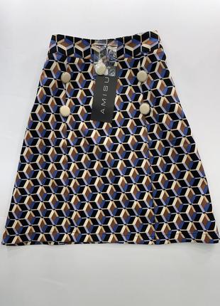 Классическая юбка с пуговицами amisu