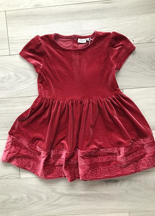 Нова велюрова сукня