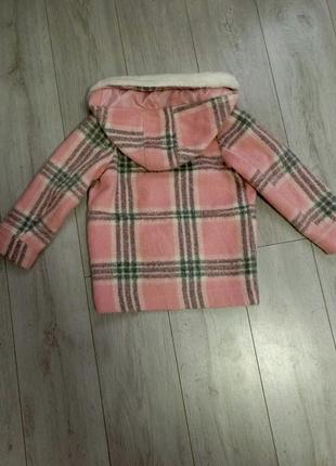 Курточка пальто для девочки4 фото