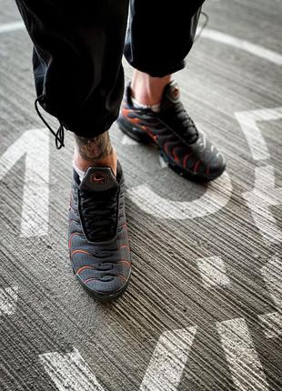 👟nike air max plus tn "grey orange" 👟3 фото