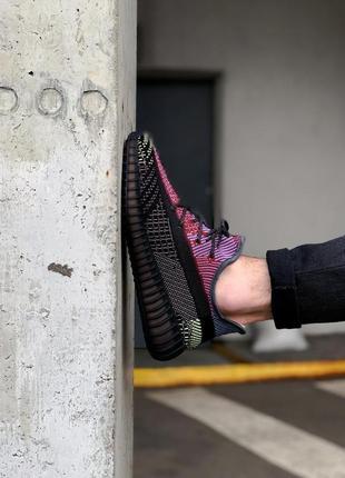 Adidas x yeezy boost 350 v2 static black bordo4 фото