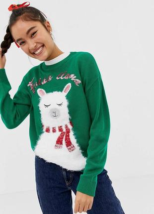 В іделі!класний святковий светрик, вказано р.s.