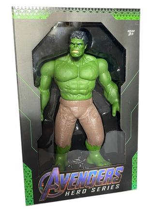 Игрушечная фигурка герой hulk avengers marvel халк игрушка мстители, подвижные части, пластик, 30*8*16см (w 265 фото