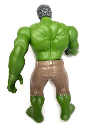 Игрушечная фигурка герой hulk avengers marvel халк игрушка мстители, подвижные части, пластик, 30*8*16см (w 264 фото