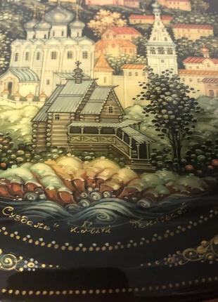 Шкатулка лакер холуй "суздаль"