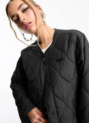 Демисезонная женская куртка nike оригинал из новых коллекций.2 фото