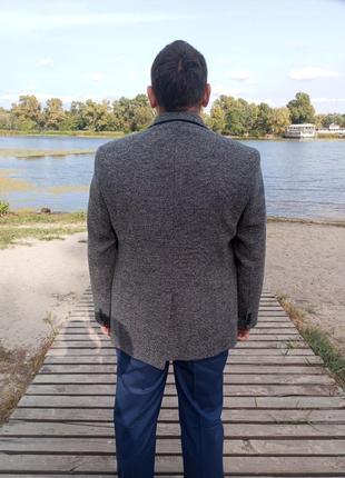 Твидовый пиджак, alfonso, мод 58-182, серый, размер 582 фото