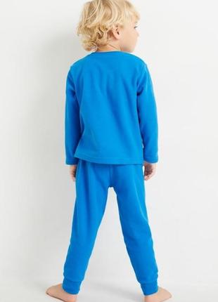 Флисовая пижама c&a мальчику, р.122 (арт 2031)3 фото