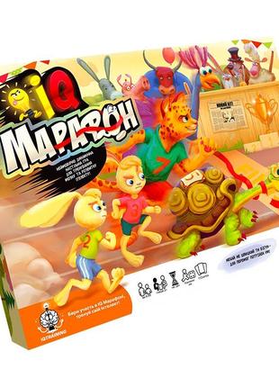 Настольная интеллектуальная игра “iq марафон” danko toys g-iqm-01-01u