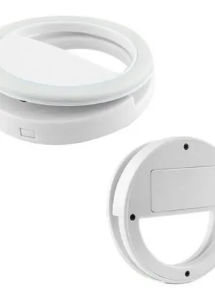 Селфи-кольцо 36 led-ламп protech selfie ring light white3 фото
