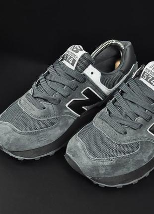 Кроссовки new balance 574 женские нью беланс 530 жіночі кросівки ню беленс 574 шкіра кроссовки adidas gazelle весна nike air force 1 кожа adidas iniki3 фото