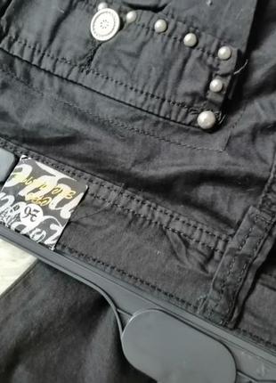 Літні джинси з накладними кишенями карго прямого крою тягнуться внизу шнурком можна носити як джогге2 фото
