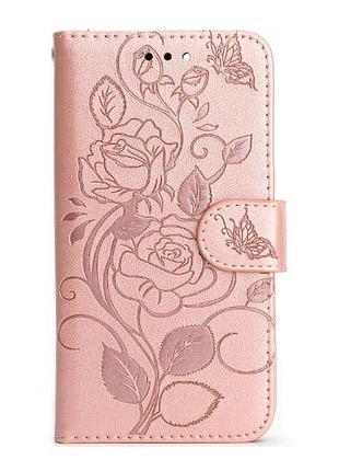 Чехол-книжка "роза" для xiaomi redmi note 12 pro+ 5g / xiaomi redmi note 12 pro plus 5g
