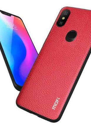 Чехол mofi  для xiaomi redmi note 6 pro красный1 фото