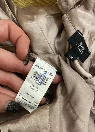 Шикарный атласный топ с лентами на спине