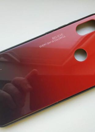 Чехол градієнт скляний для xiaomi redmi note 6 pro